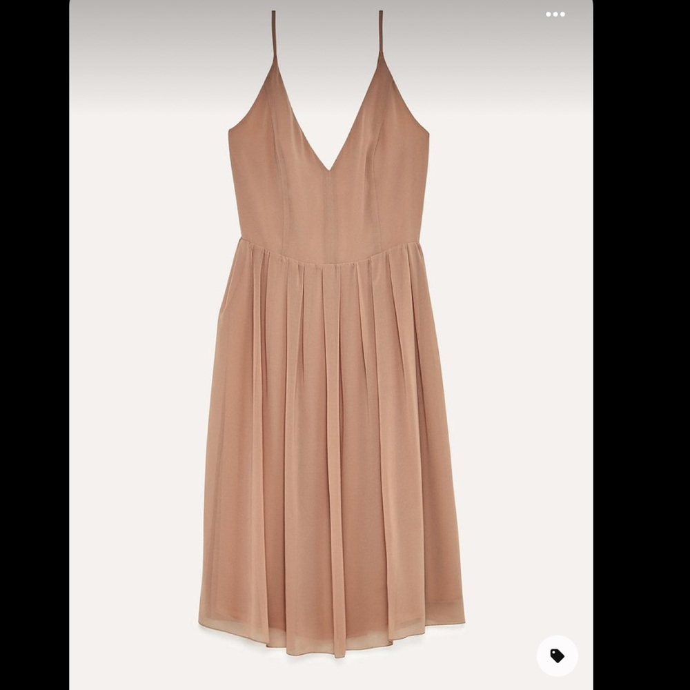 Aritzia Black Midi Dress with Spaghetti Straps - Picture 10 of 10